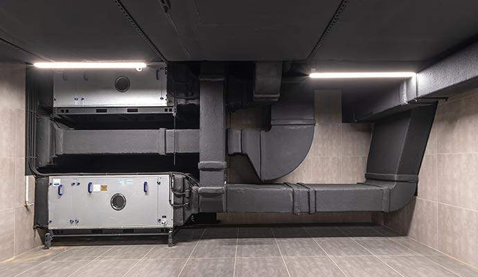 HVAC system installed