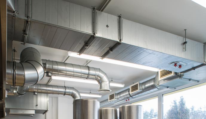 Sheet metal duct