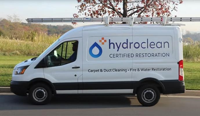 Hydro Clean Duct Cleaning service vehicle