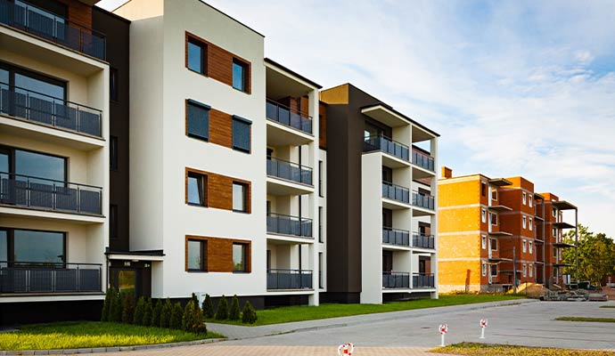 Multi-family residential housing property.