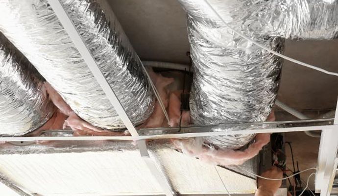 Leaky duct sealing