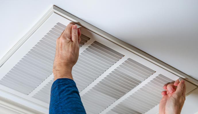 Professional air duct cleaning