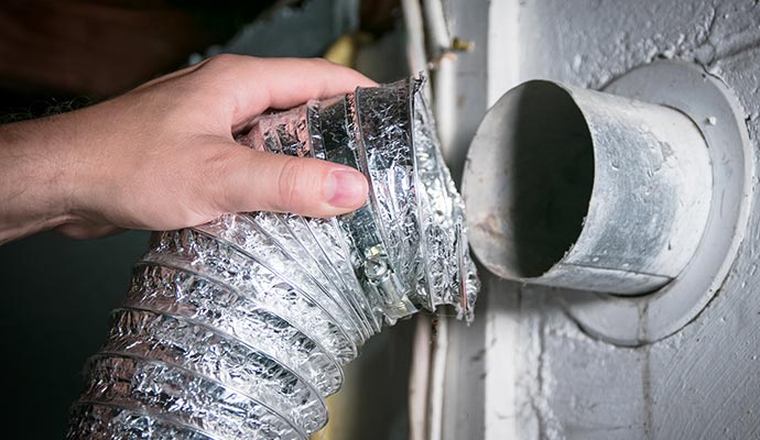 dryer vent maintaing